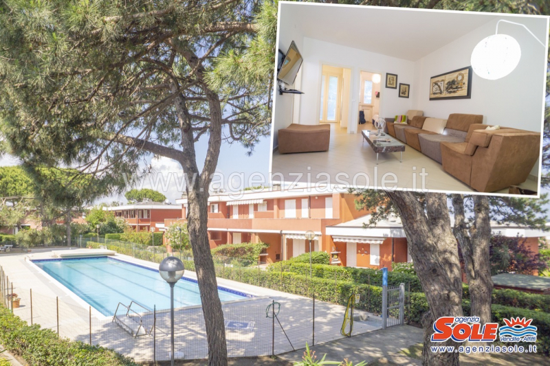 Villetta completamente ristrutturata e posta al piano terra in residence con piscina in vendita ai Lidi Ferraresi